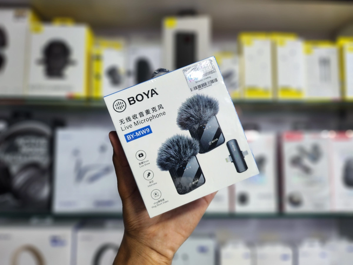 Shop Accessory Boya By Mw9 Wireless Microphone — Box Packed